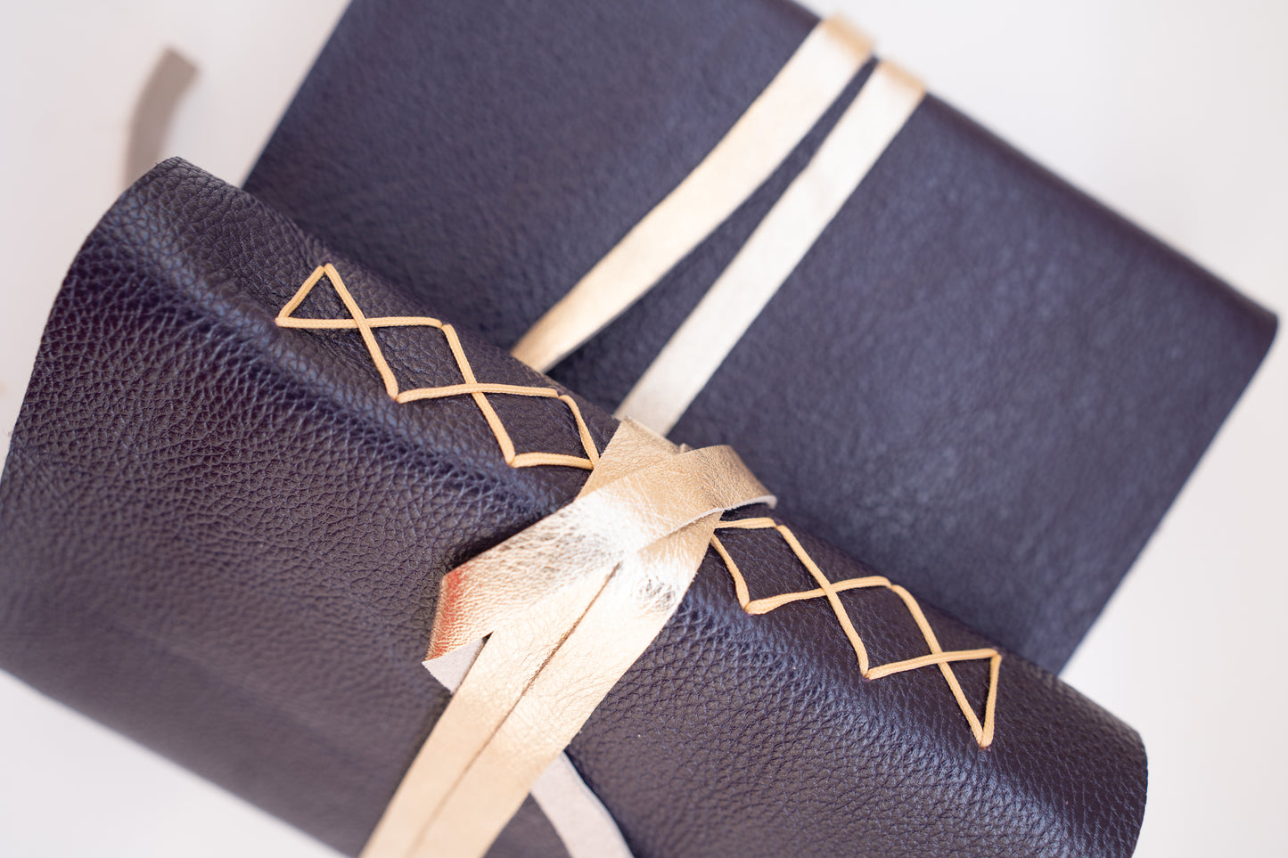 Purple Leather Bound Journal